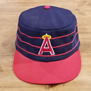 Vintage Anaheim Angels Hat Snapback Pillbox 70s 80s Sports Specialties Coke MLB